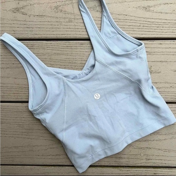 Lululemon Women's Align Tank Top in Pastel Blue Size 0  Yoga Gym Workout - Picture 4 of 6
